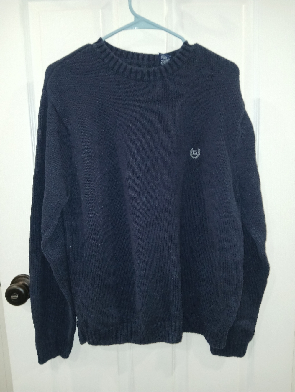 Classic  Chaps Men's Navy Crewneck Sweater